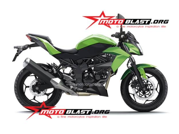 new rendering ninja 250 RR mono nakedbike 2014-2