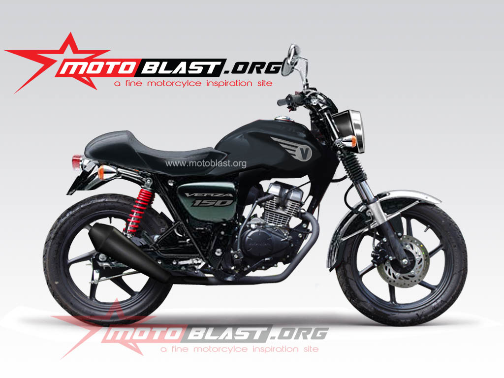 Modif Honda Verza 150 Retro Style Terbaru MOTOBLAST