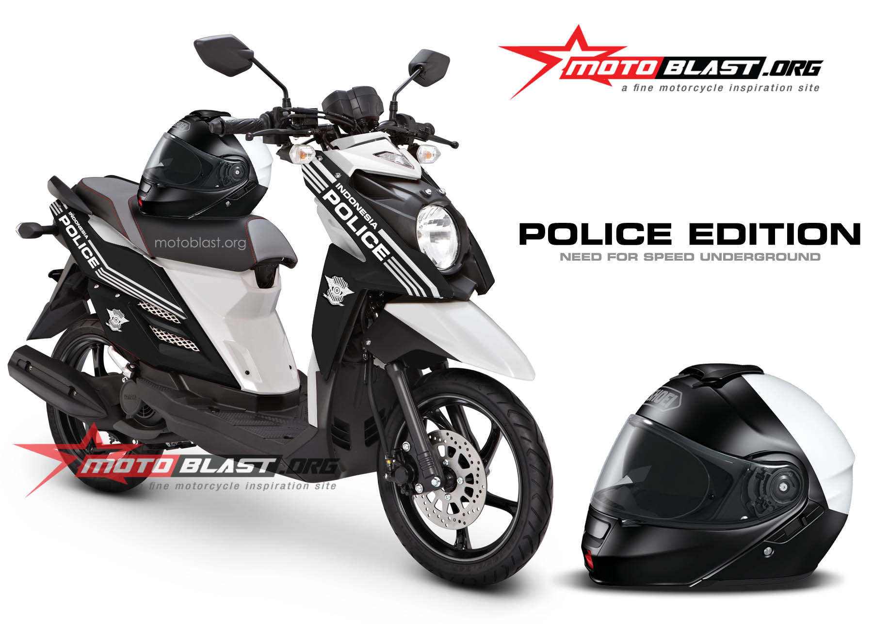 Yamaha X Ride Black Police Edition MOTOBLAST