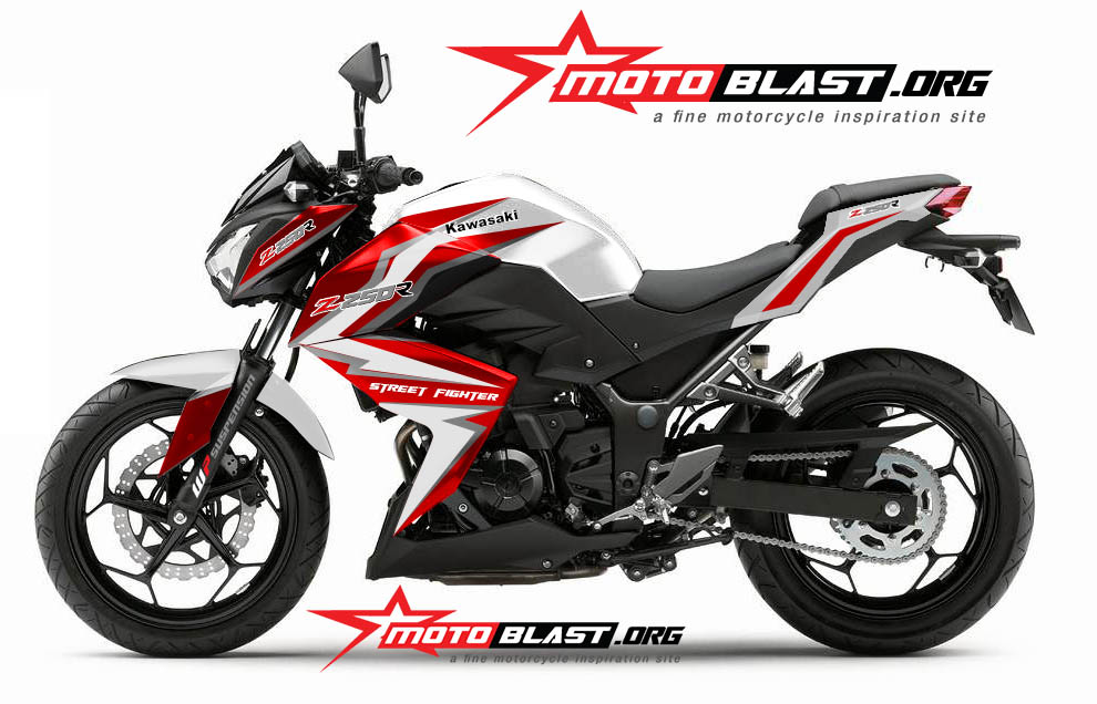Modif Striping Kawasaki Z250R ! | MOTOBLAST
