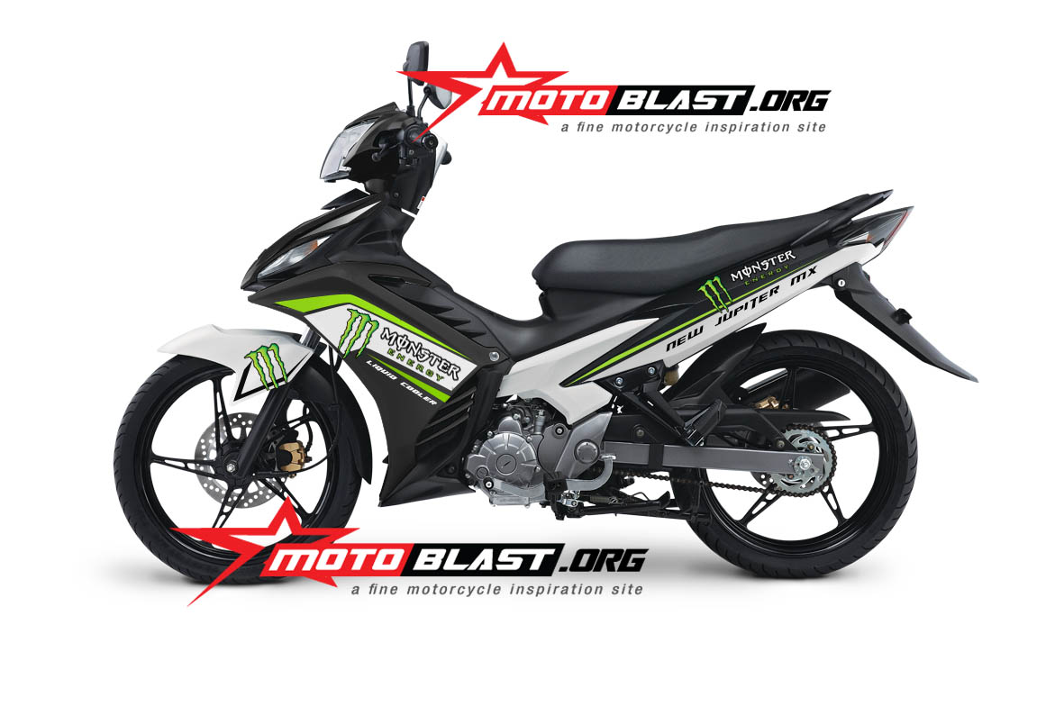 Motoblast Modif Striping Yamaha New Jupiter Mx Black New