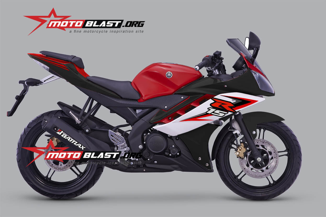 Modif Striping Sederhana Untuk Yamaha R15 Merah MOTOBLAST