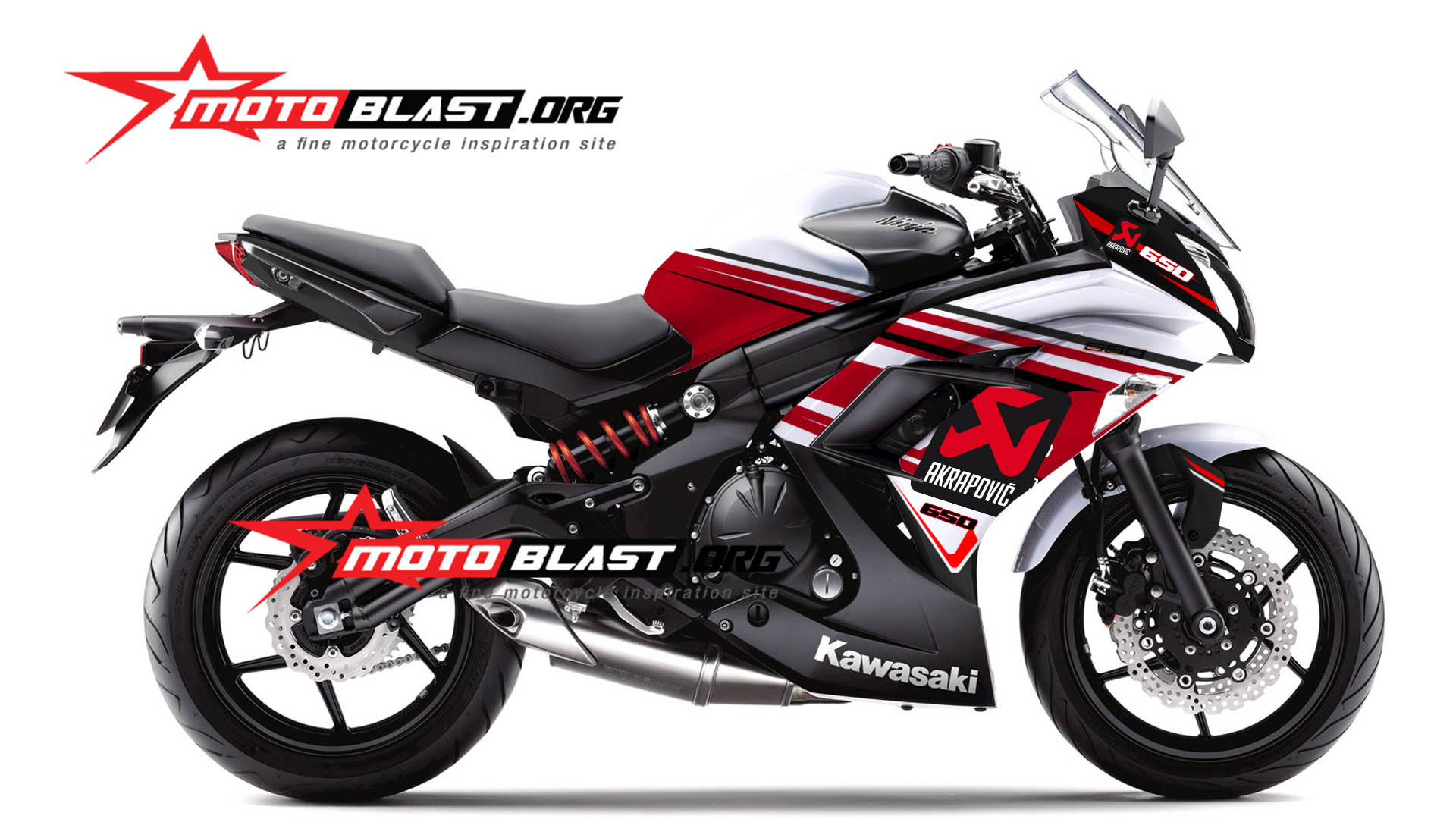 Motoblast Moge SeriesModif Striping Kawasaki Ninja 650