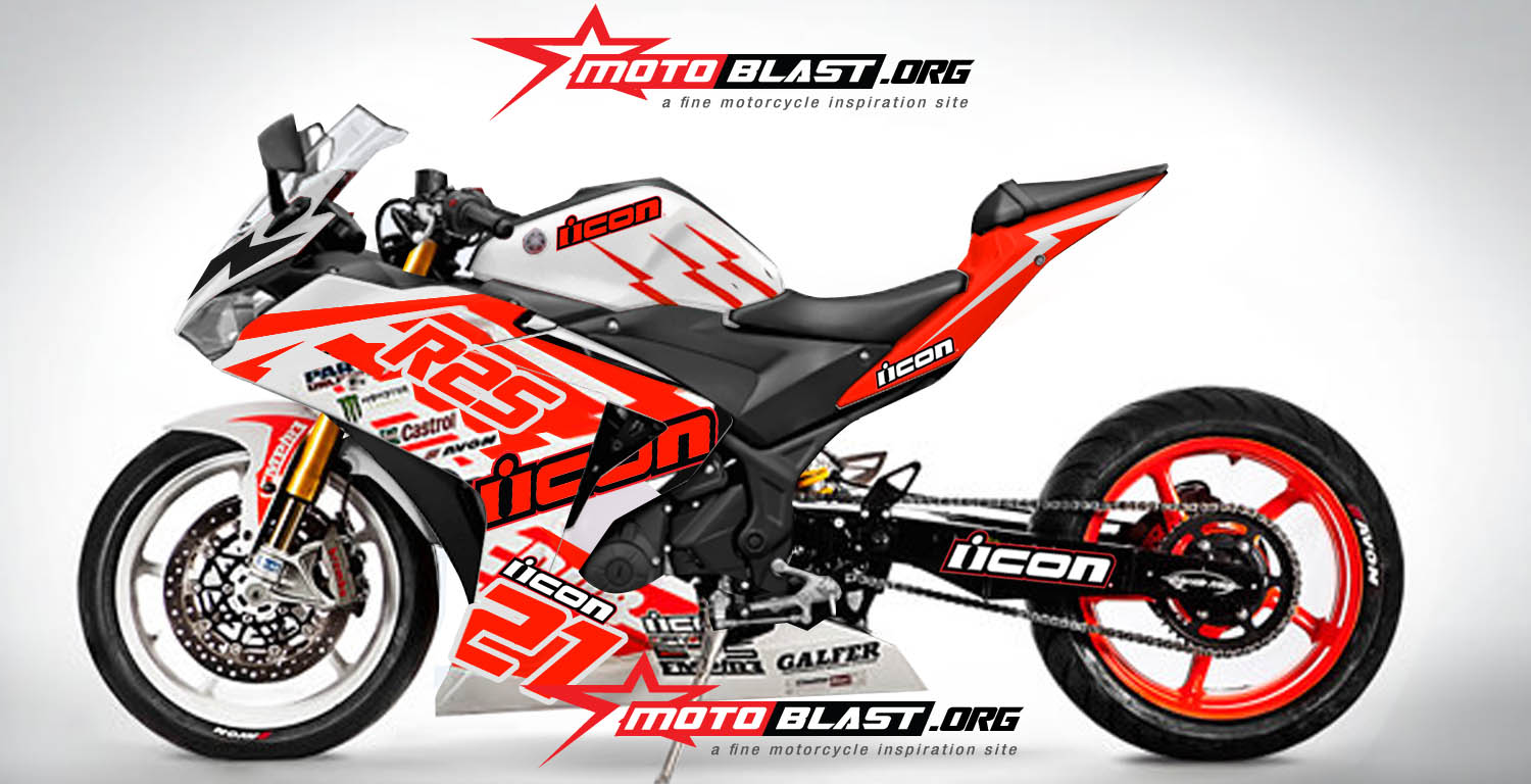 Motoblast Modif Yamaha R25 Icon Drift Motorcycle