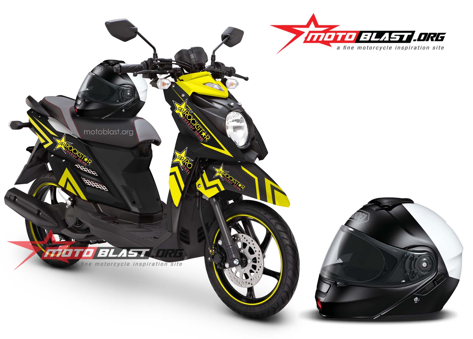 Kumpulan 43 Modifikasi Warna Yamaha X Ride Terunik Kempoul Motor