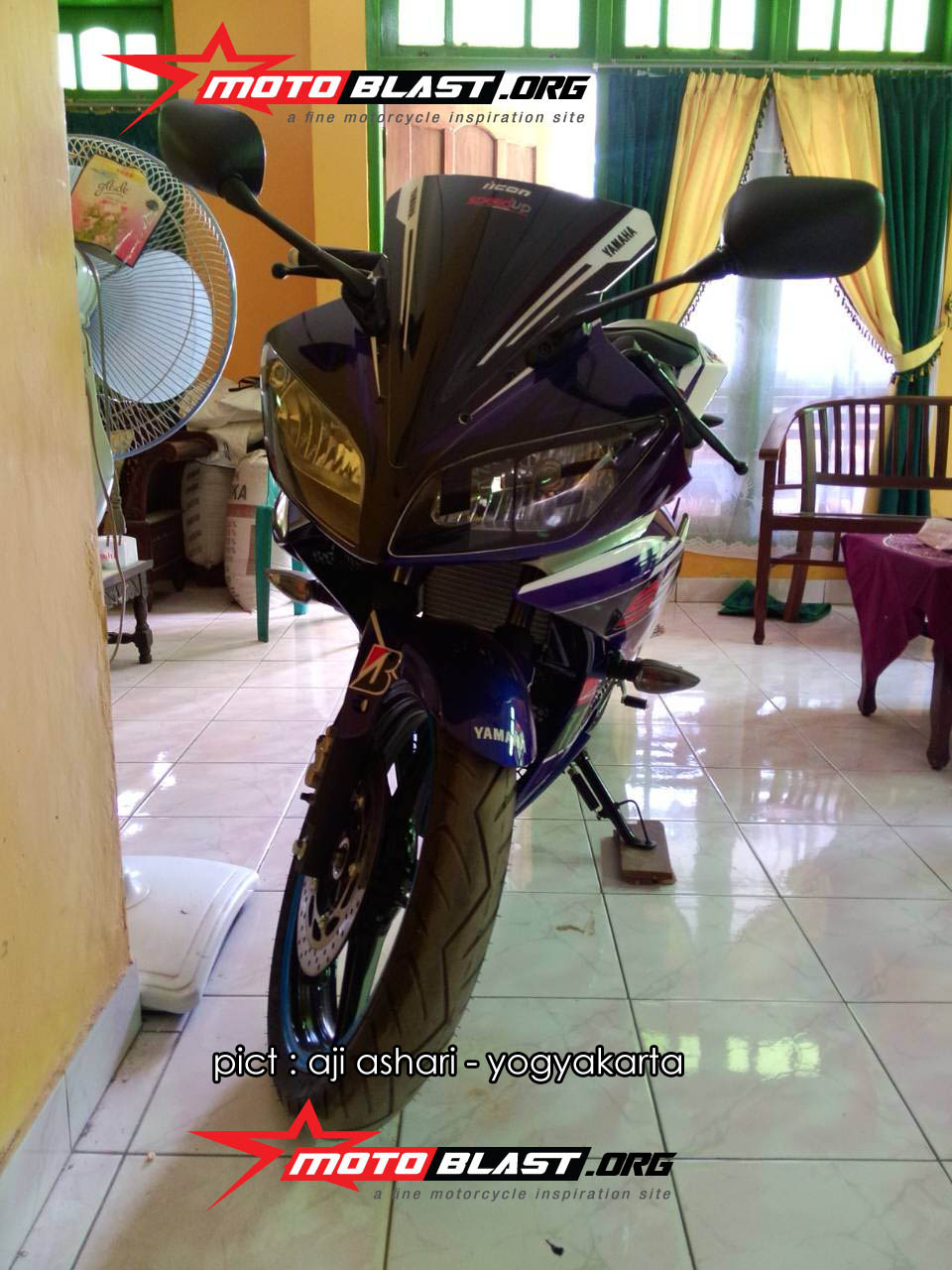 Yamaha R15 Aji Ashari Dari Yogyakarta Tema Lorenzo Dengan