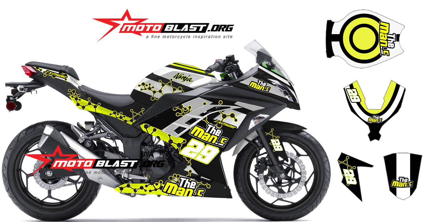 SUPER SPECIAL EDITION!!Modif Striping Kawasaki Ninja 250R 