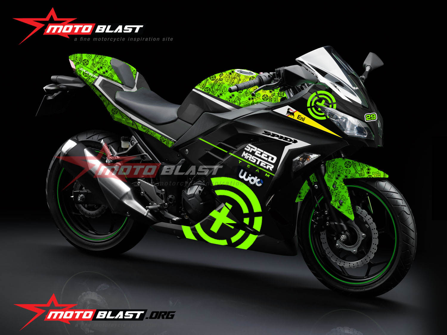Modif Striping Kawasaki Ninja RR Mono Andrea Iannone Theme