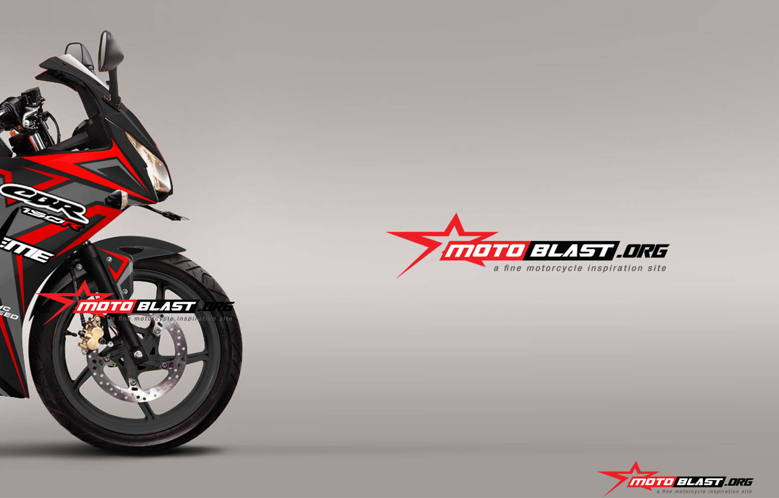 Grafis Inspirasi modif striping Honda CBR150R K45 Black 