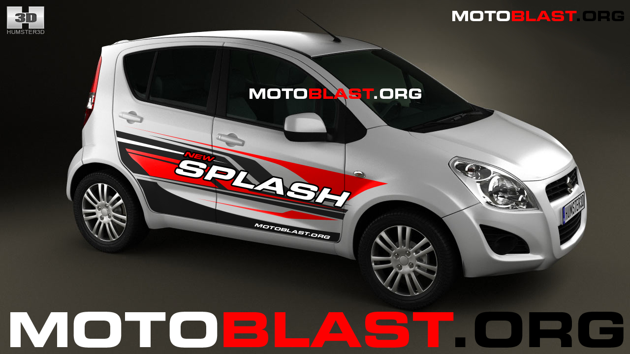 Car Series Grafis Inspirasi Mobil Suzuki Splash Putih MOTOBLAST