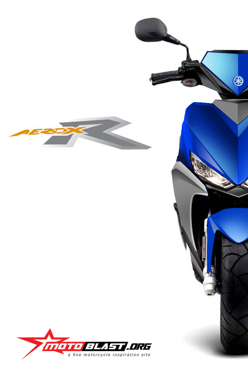 Motoblast Wooww Penampakan Yamaha AEROX Biru Mirip Dengan