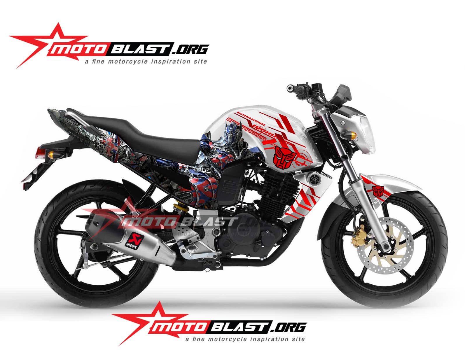 Motoblast Grafis Inspirasi Modifikasi Yamaha Byson Optimus