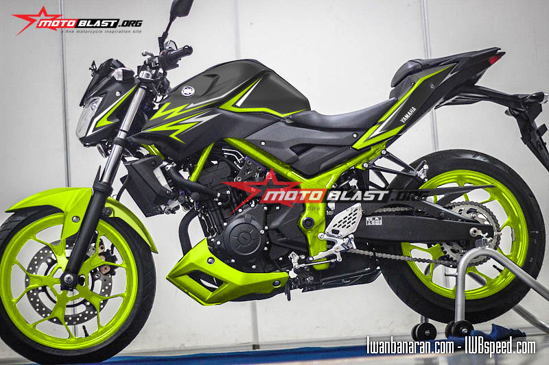 Grafis Inspirasi Yamaha MT-25 Black – Green Lemon Unyu 