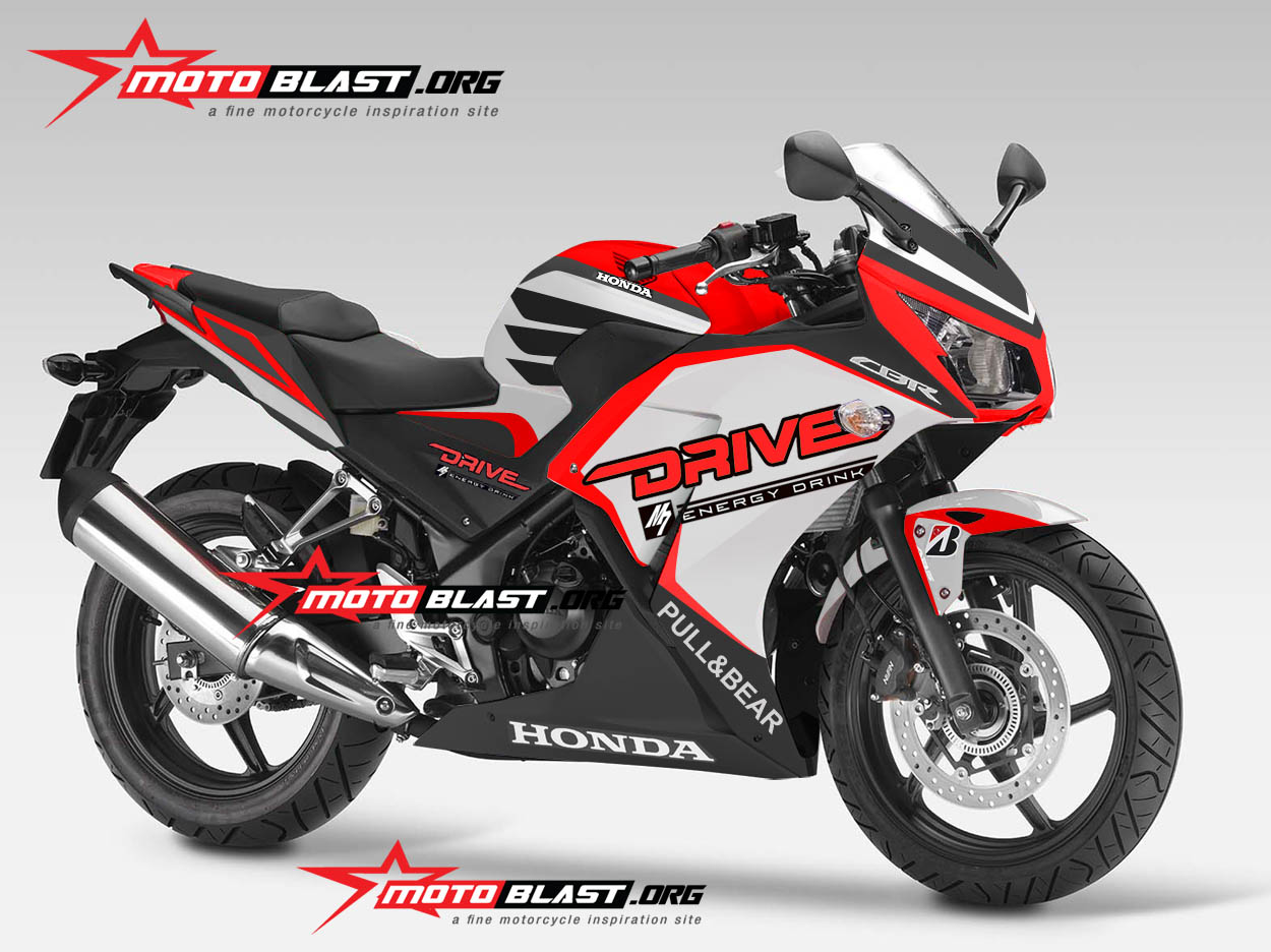 Modifikasi Honda CBR250R Dual Keen CBR150R K45 DRIVE Red Version MOTOBLAST