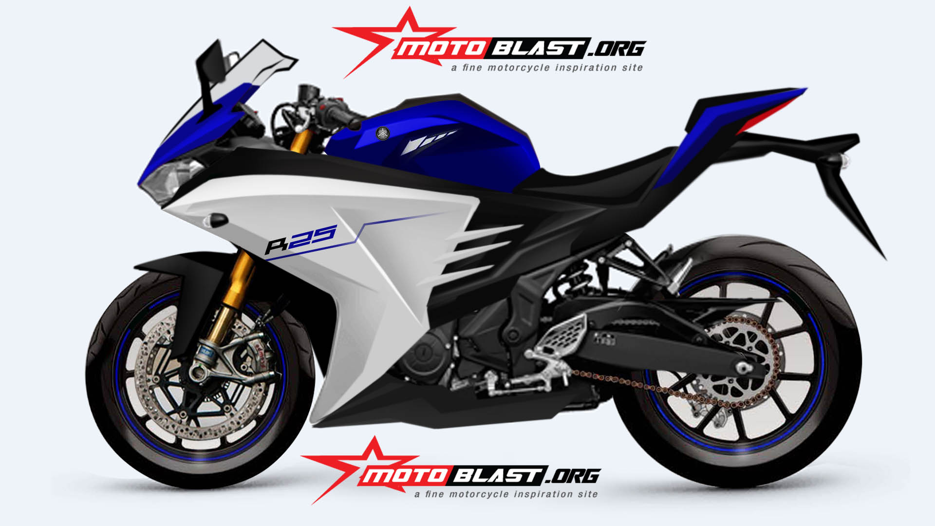 Motoblast Dibuang Sayang 4 Konsep Desain Yamaha R25R Yang